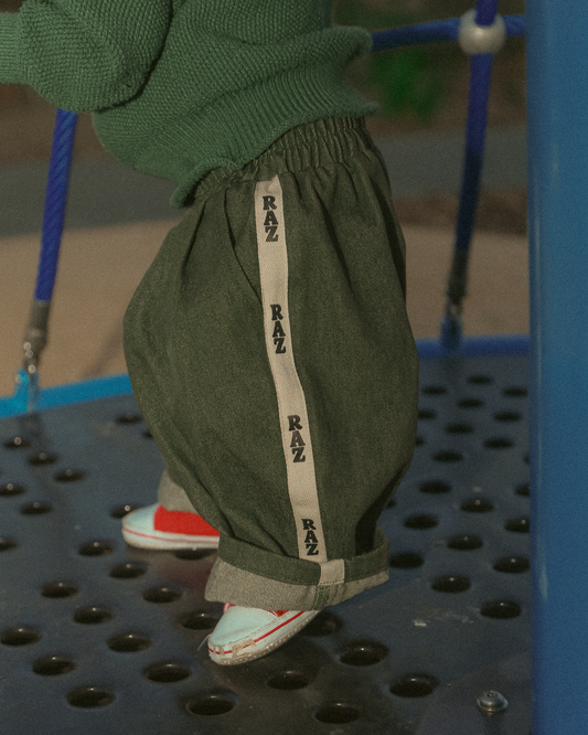 Jojo Denim Pants in Seaweed