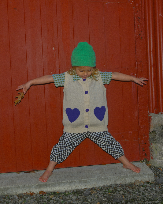 Sylvie Knitted Vest in Latte