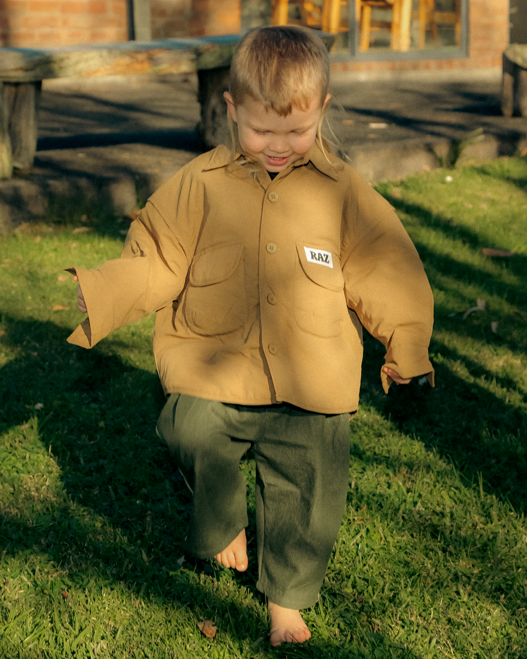 Jojo Denim Pants in Seaweed