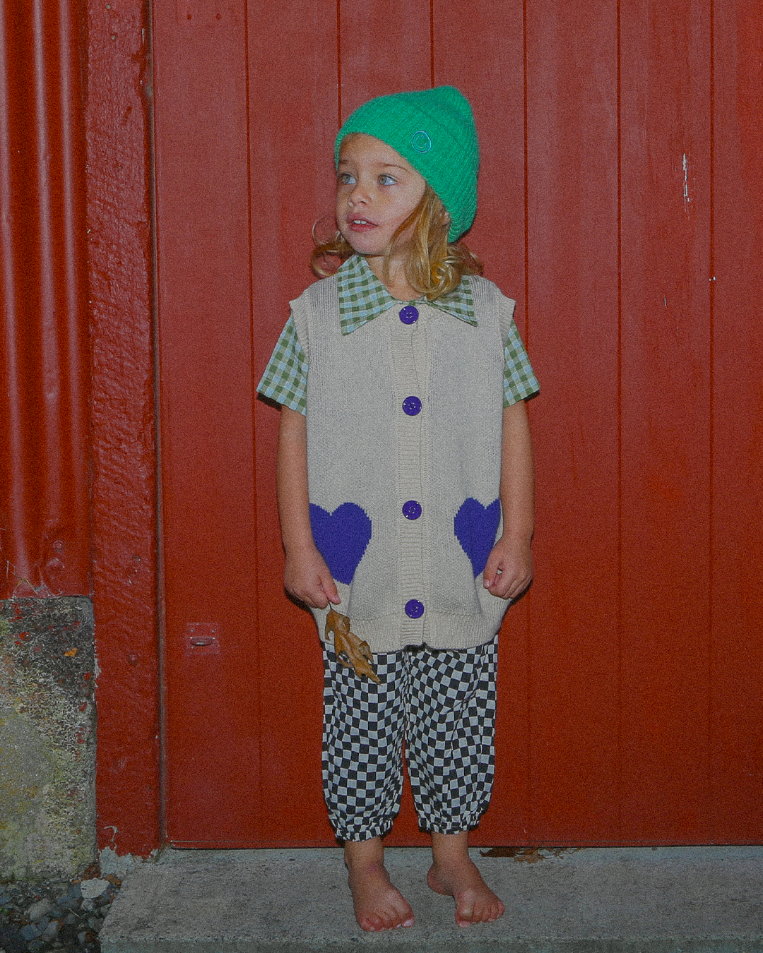 Sylvie Knitted Vest in Latte