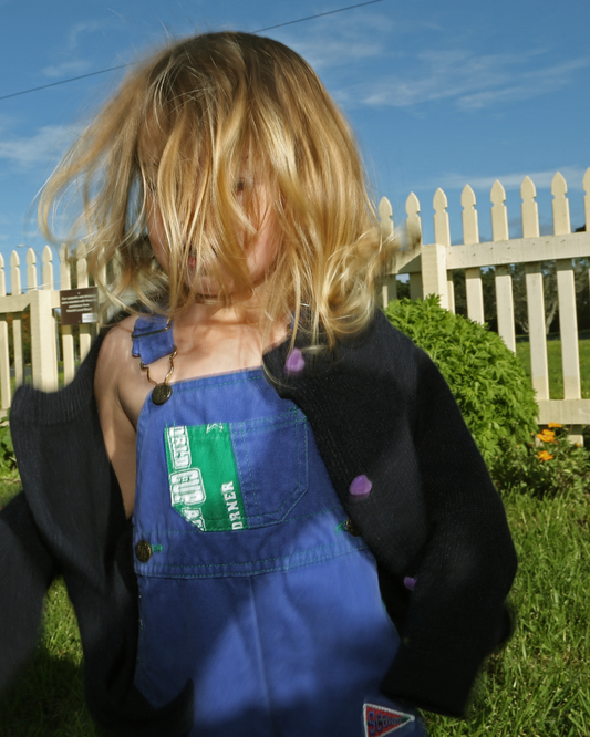Roe Cardi in Blueberry