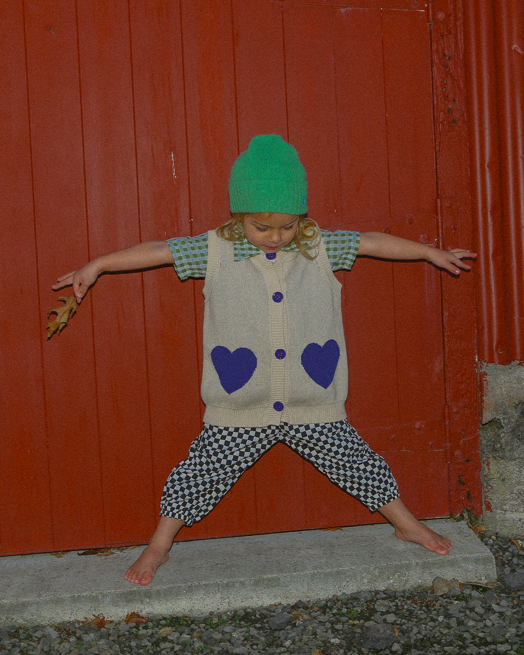 Sylvie Knitted Vest in Latte