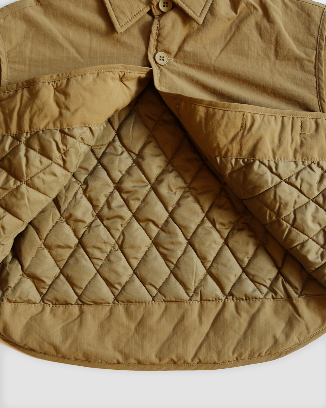 Woody Quilted Jacket in Capuccino