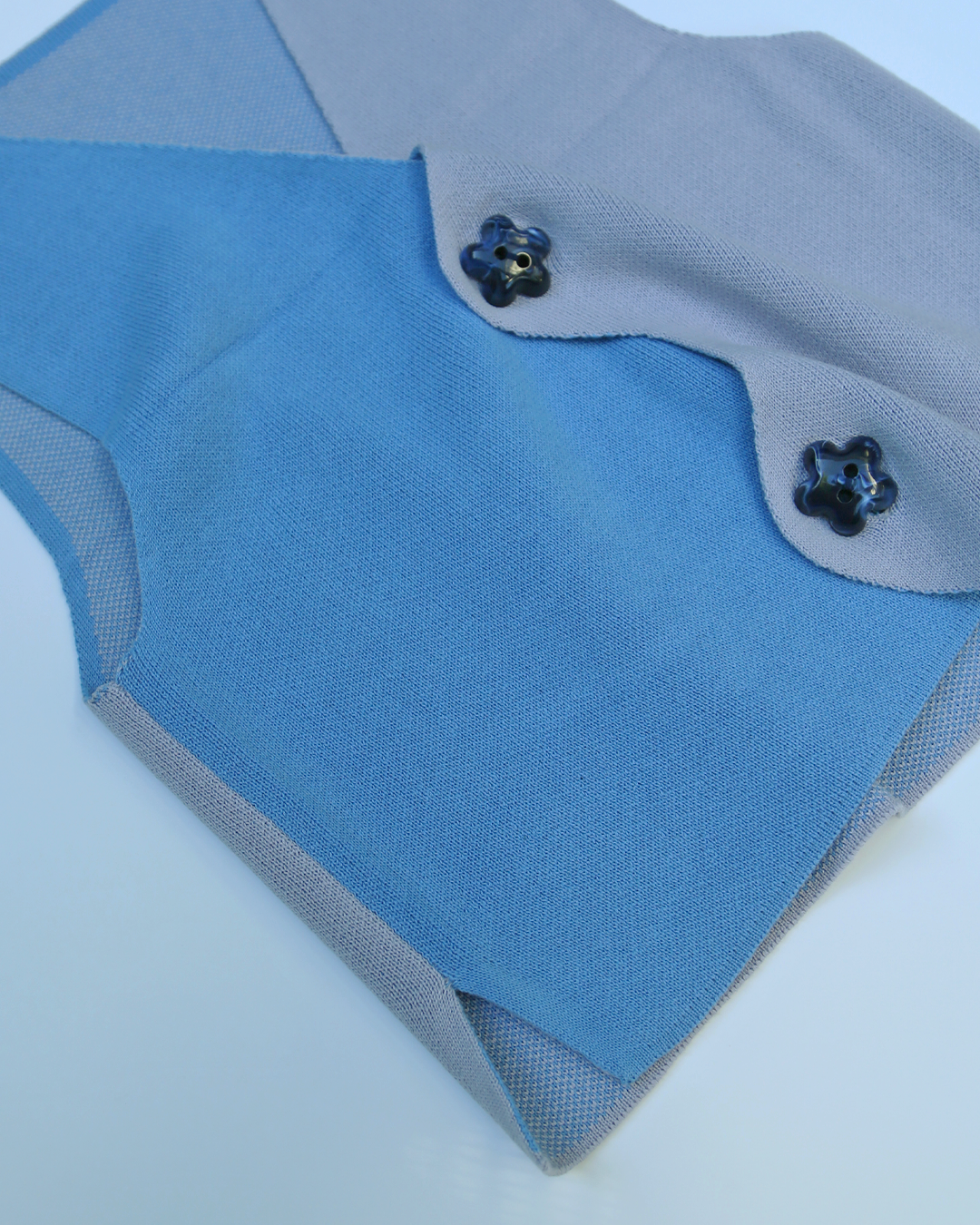 Louise Knitted Vest in Periwinkle